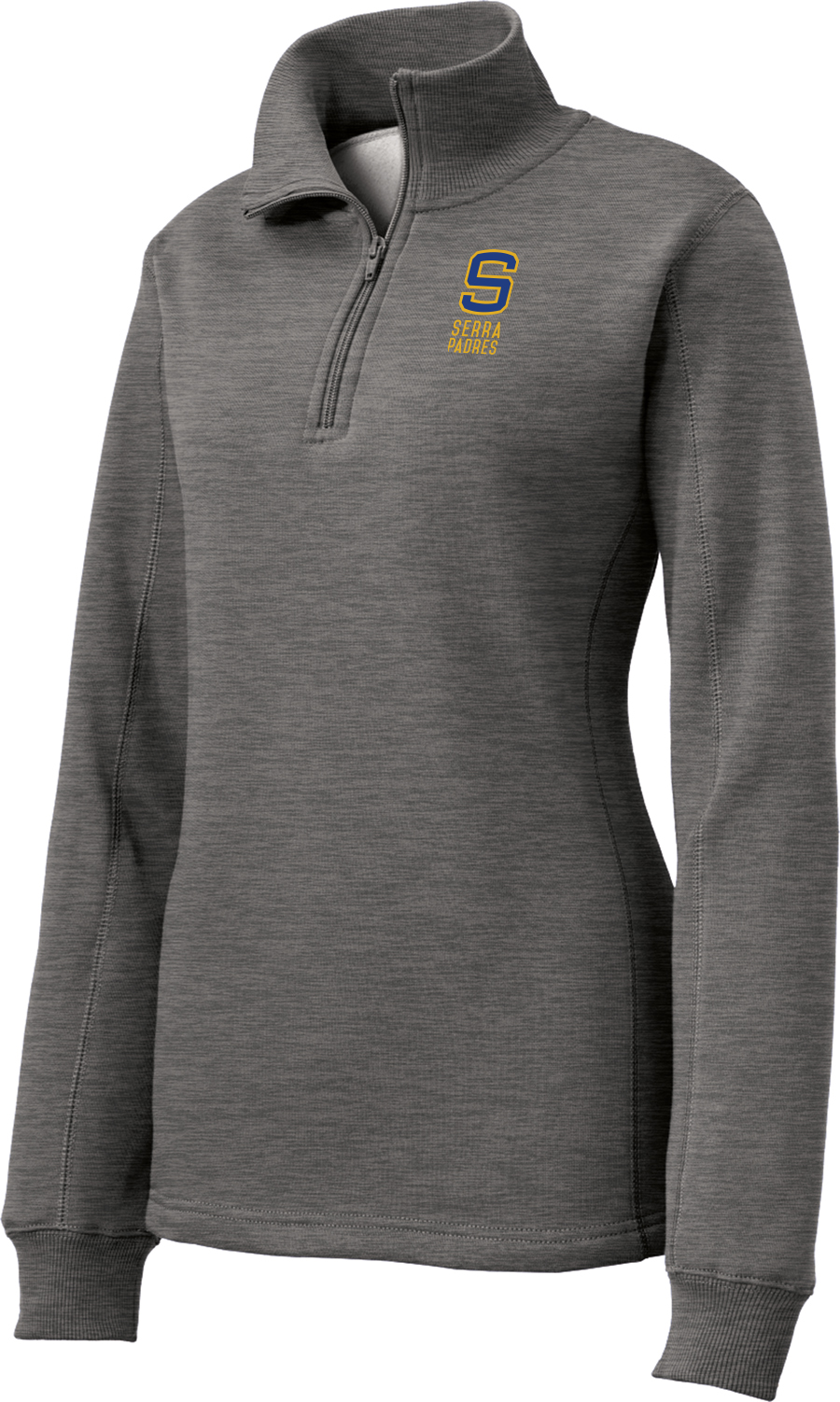 NEW SportTek Ladies 1/4Zip Sweatshirt, Vintage Heather